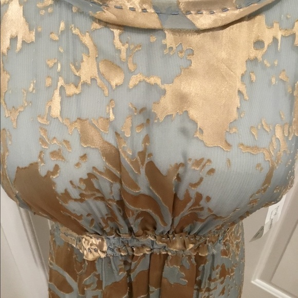 PROJECT ALABAMA SILVER & GOLD TOP BLOUSE SZ 2 - Picture 2 of 10